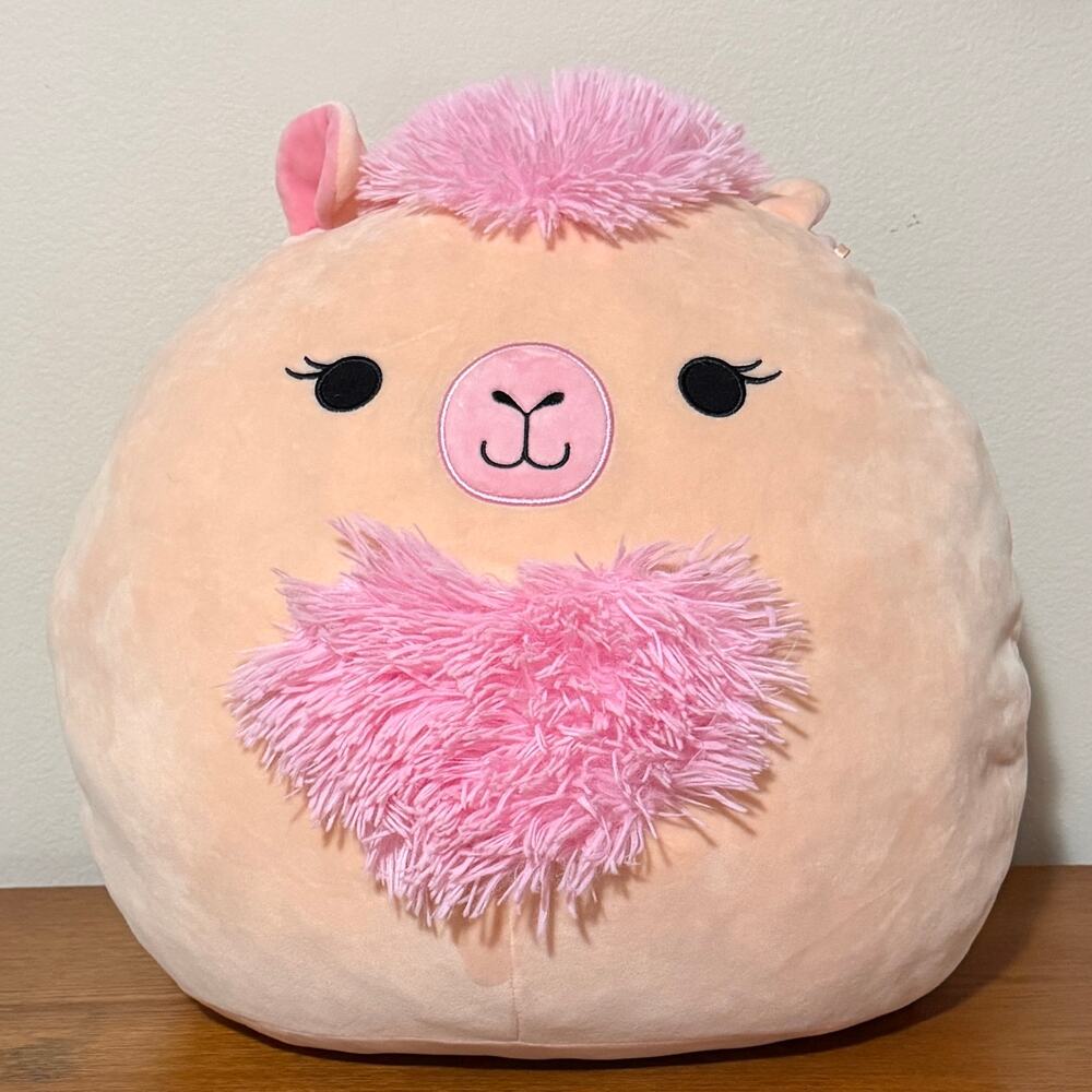 Squishmallows Carlee Camel 16" Target Exclusive Fuzzy Heart Tie Dye Plush